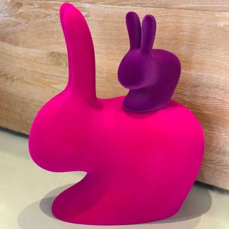 Rabbit Chair Velvet Finish by Qeeboo - Image 30