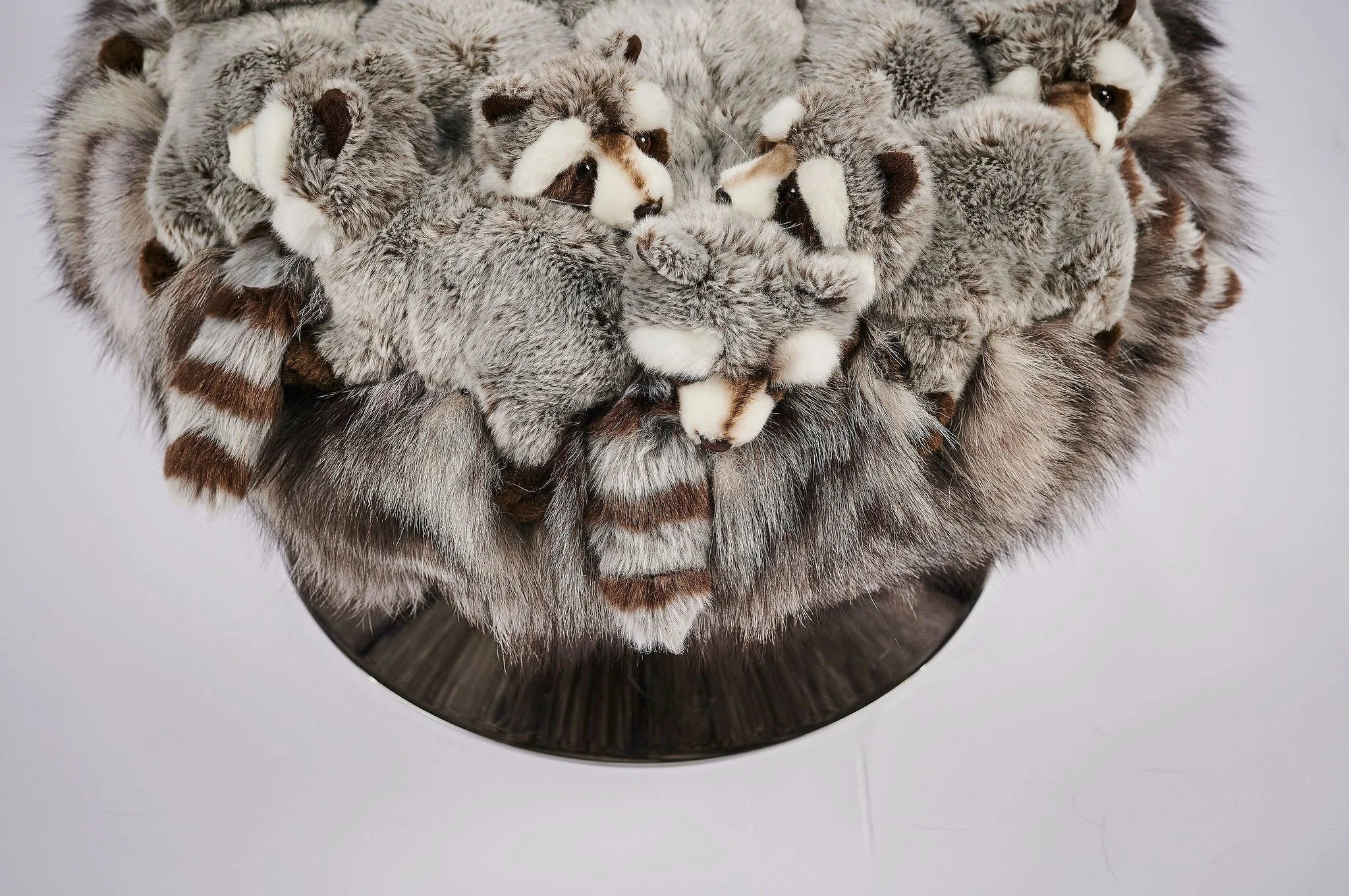 Raccoon Pouf by AP Collection - Image 5