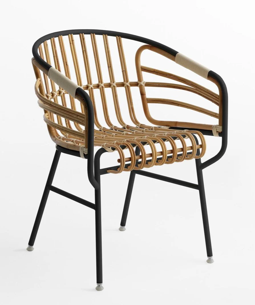 Raphia Rattan Chair by Casamania - Image 3