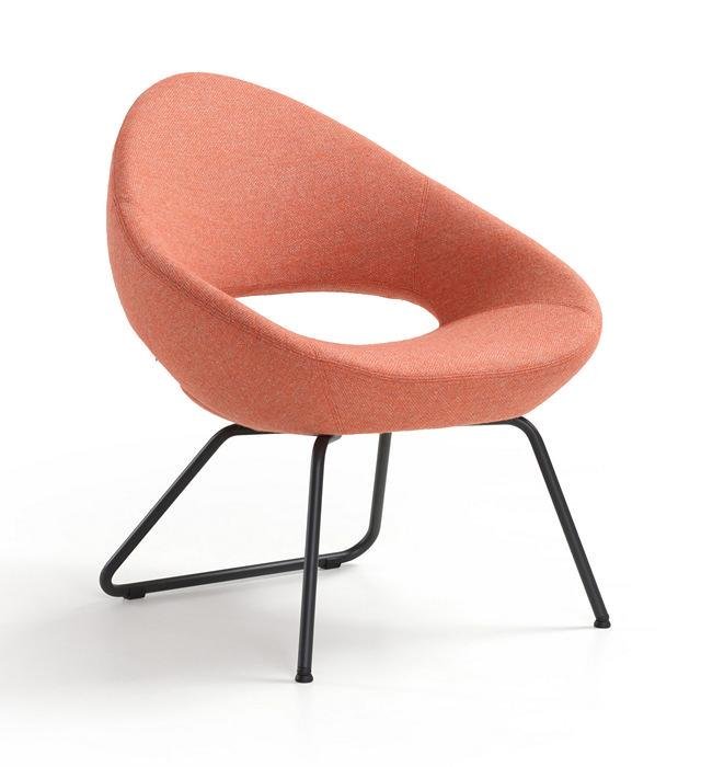 Rene Holten Shark Lounge Chair Two Leg / Sled Base by Artifort
