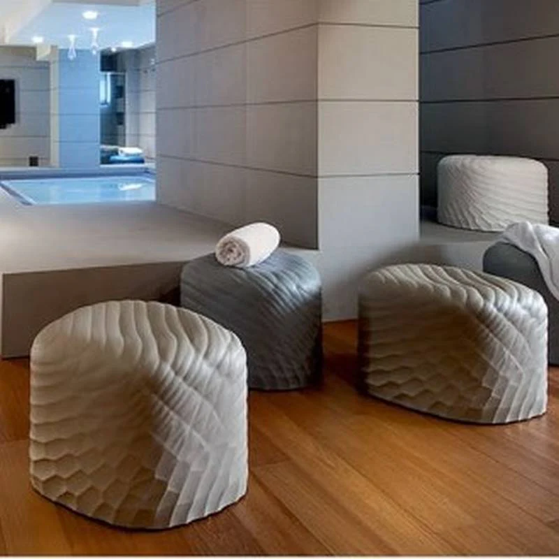 River Stone Pouf by Tonon - Image 2