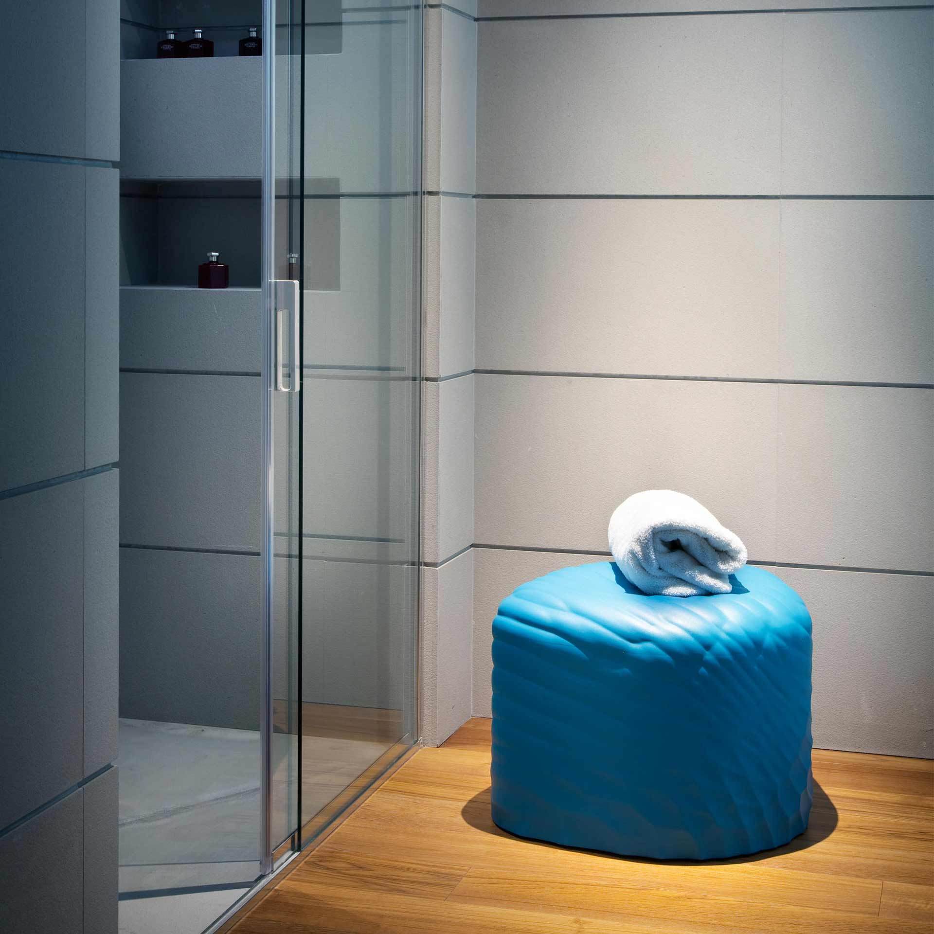 River Stone Pouf by Tonon - Image 4