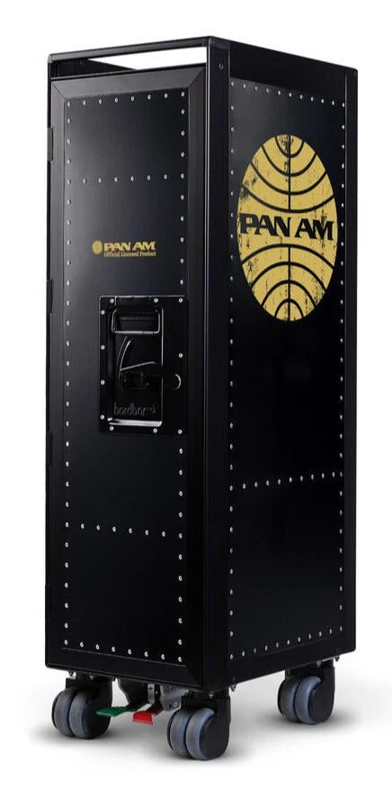 Rivet Rocker Pan Am Gold-Black Edition Airplane Trolley by Bordbar