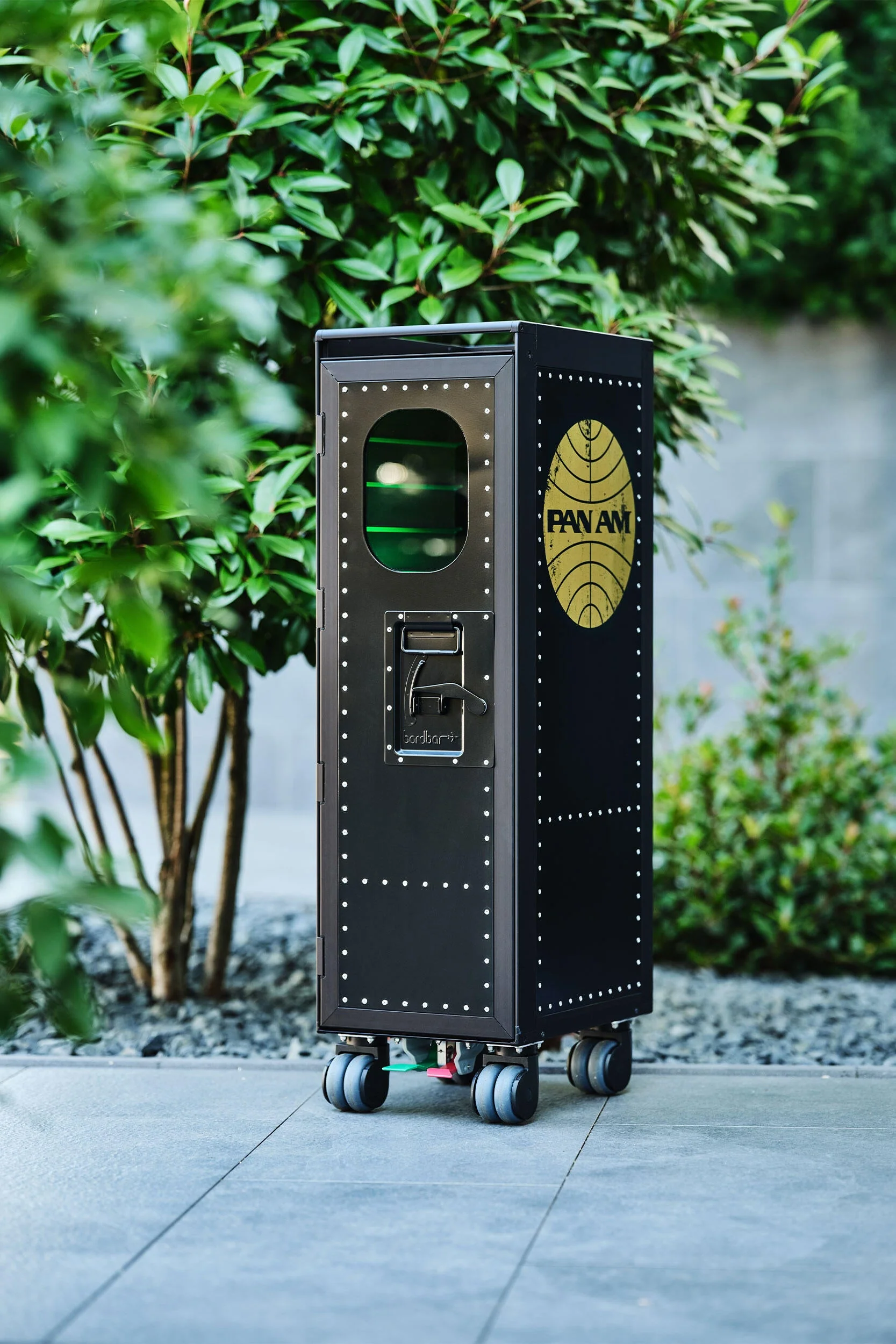 Rivet Rocker Pan Am Gold-Black Edition Airplane Trolley by Bordbar - Image 5