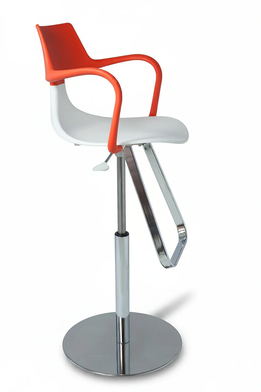 Rivet Shark Height Adjustable Stool by Green