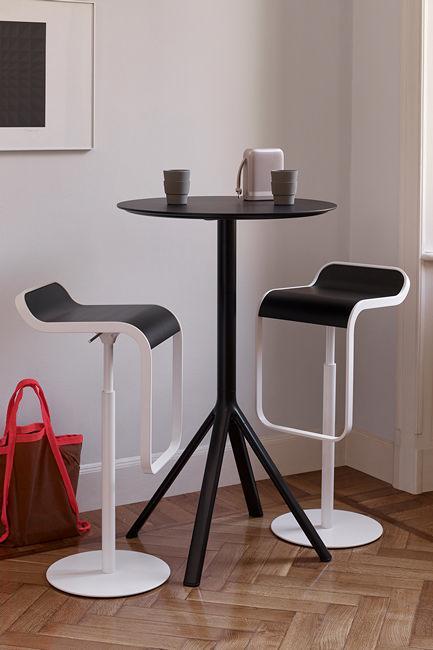 LEM Adjustable Height Powder Coated Gas Lift Stool by Lapalma - Image 11