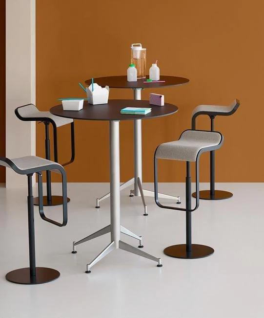 LEM Adjustable Height Powder Coated Gas Lift Stool by Lapalma - Image 12