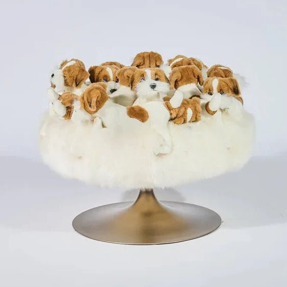 Saint Bernard Pouf by AP Collection - Image 3