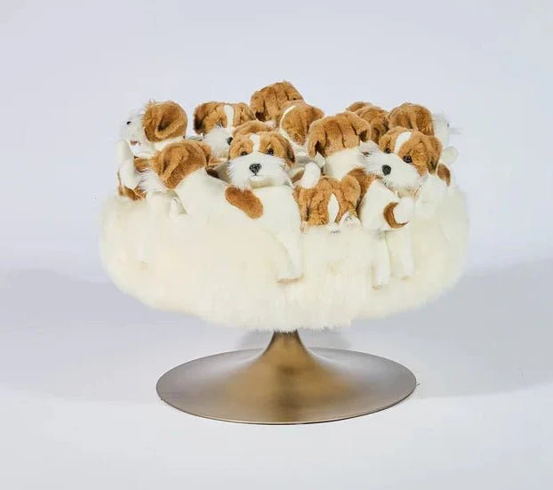 Saint Bernard Pouf by AP Collection - Image 6