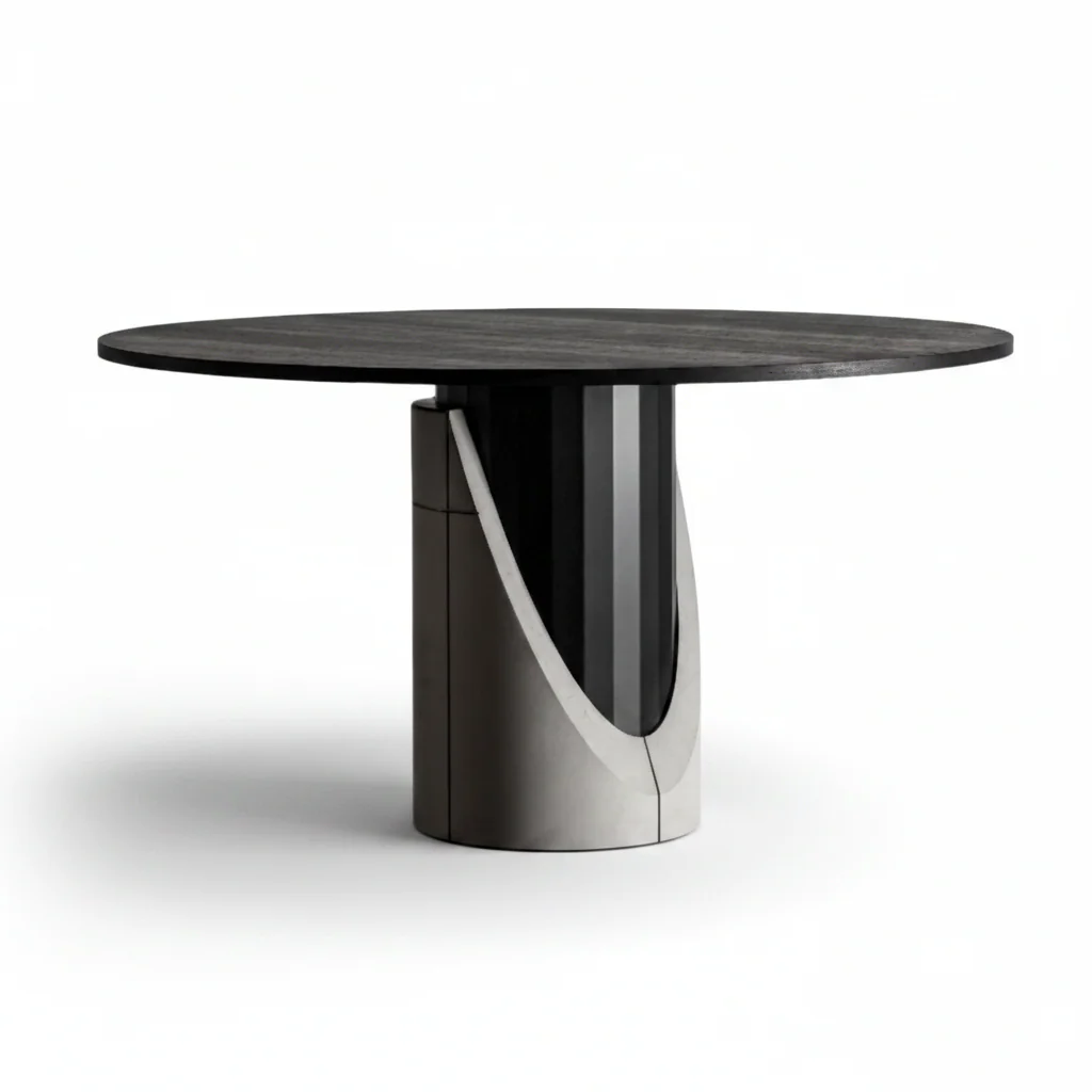 Sharp Round 1400 Dining Table by Lyon Beton