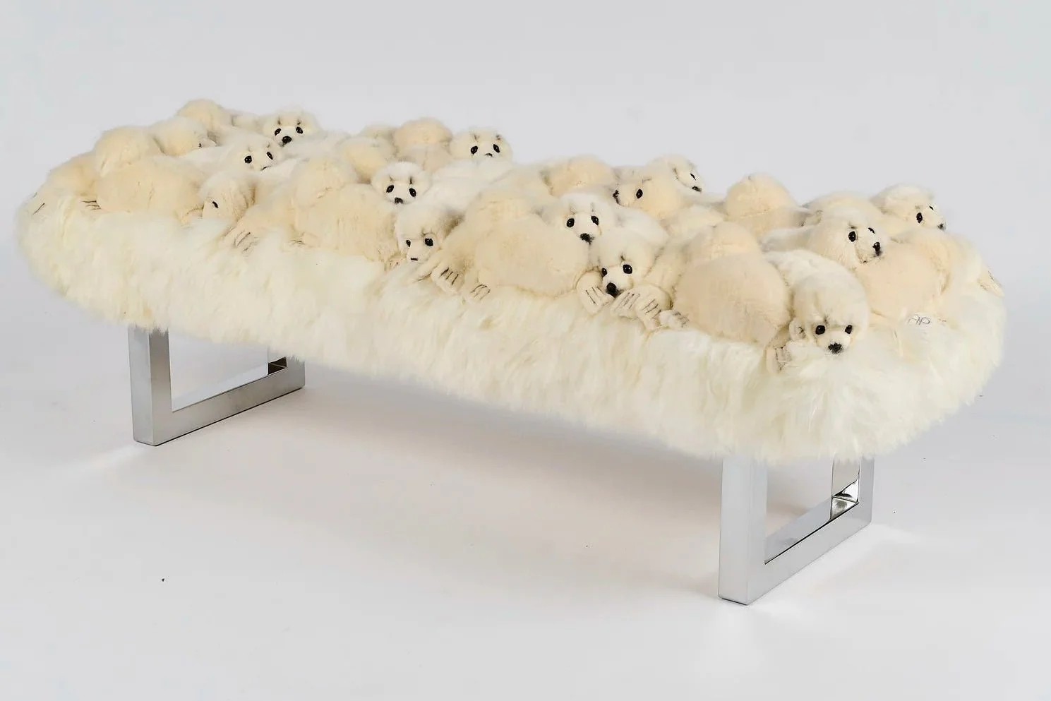 Snow Seal Bench by AP Collection