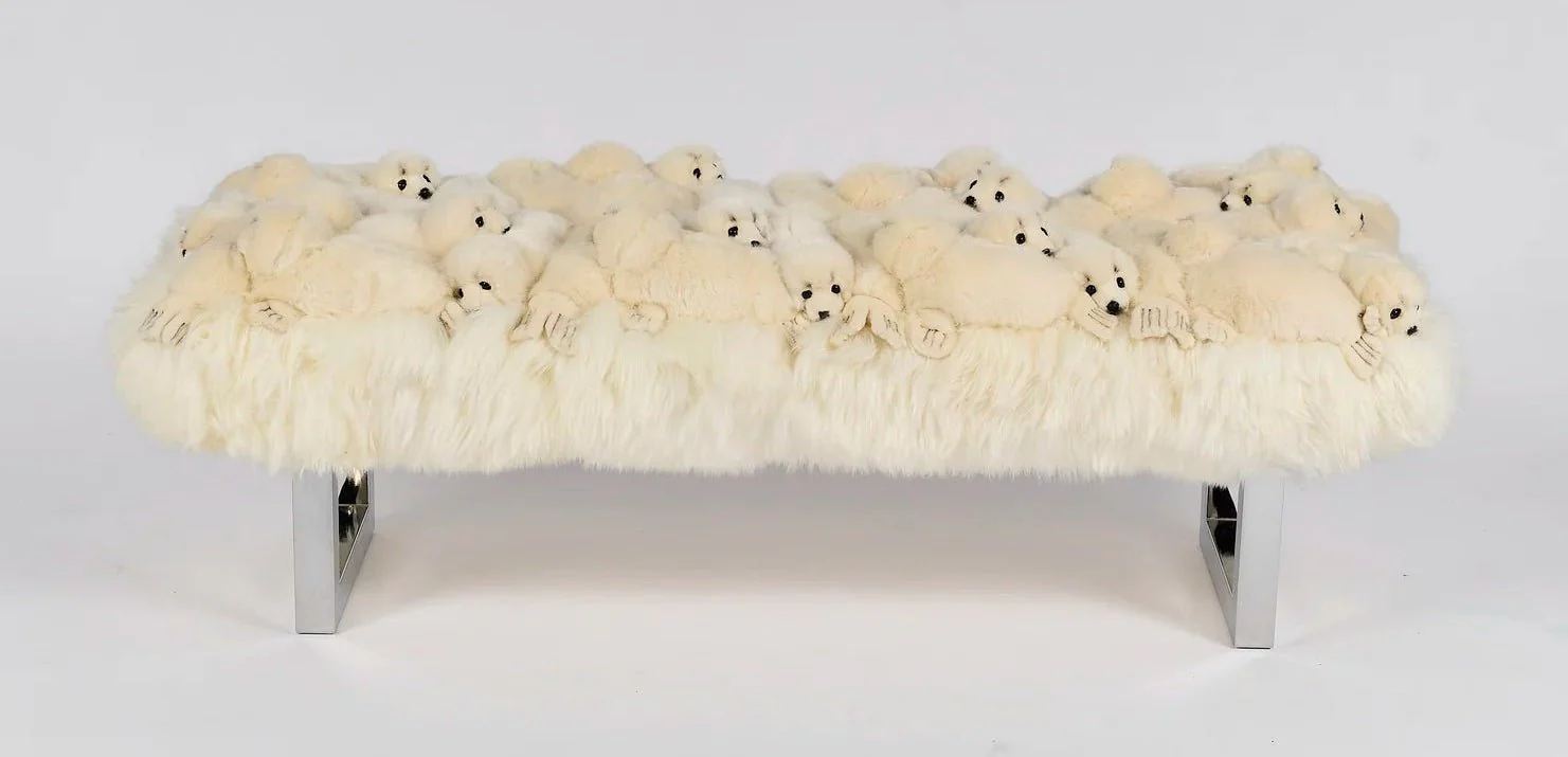 Snow Seal Bench by AP Collection - Image 4