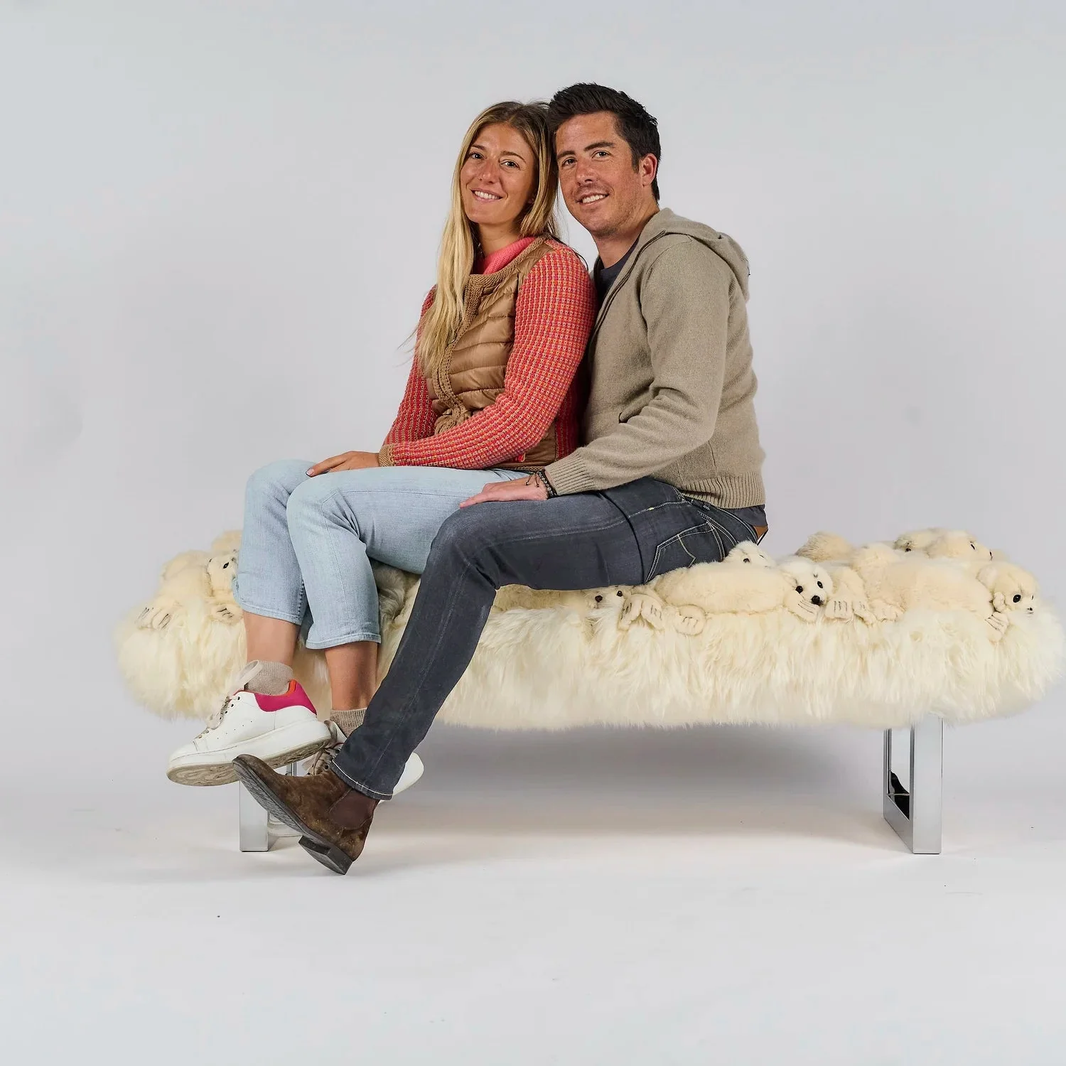 Snow Seal Bench by AP Collection - Image 5