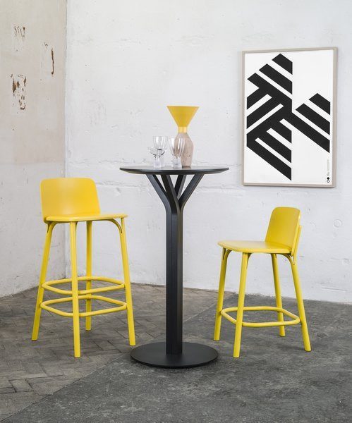 Split Bentwood Stool by Ton - Image 9