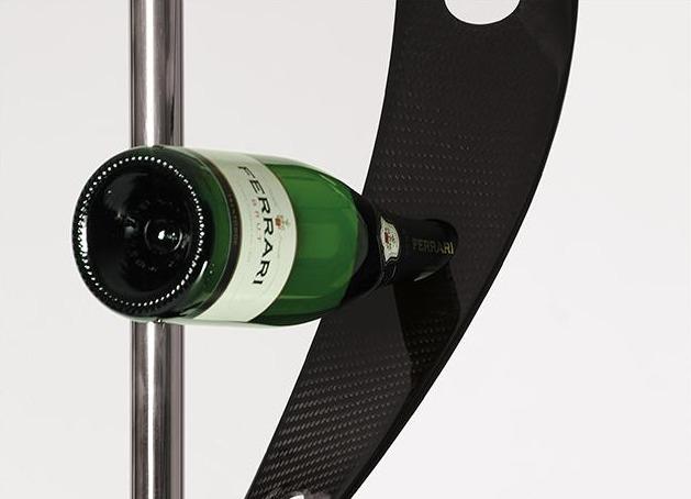 Spyro Carbon Fiber Wine Bottle Rack by Mast Elements - Image 3