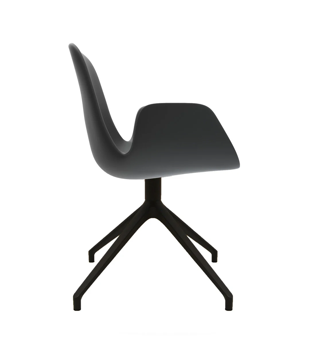 Step Armchair 904.82 Soft Touch Aluminum Base by Tonon - Image 2