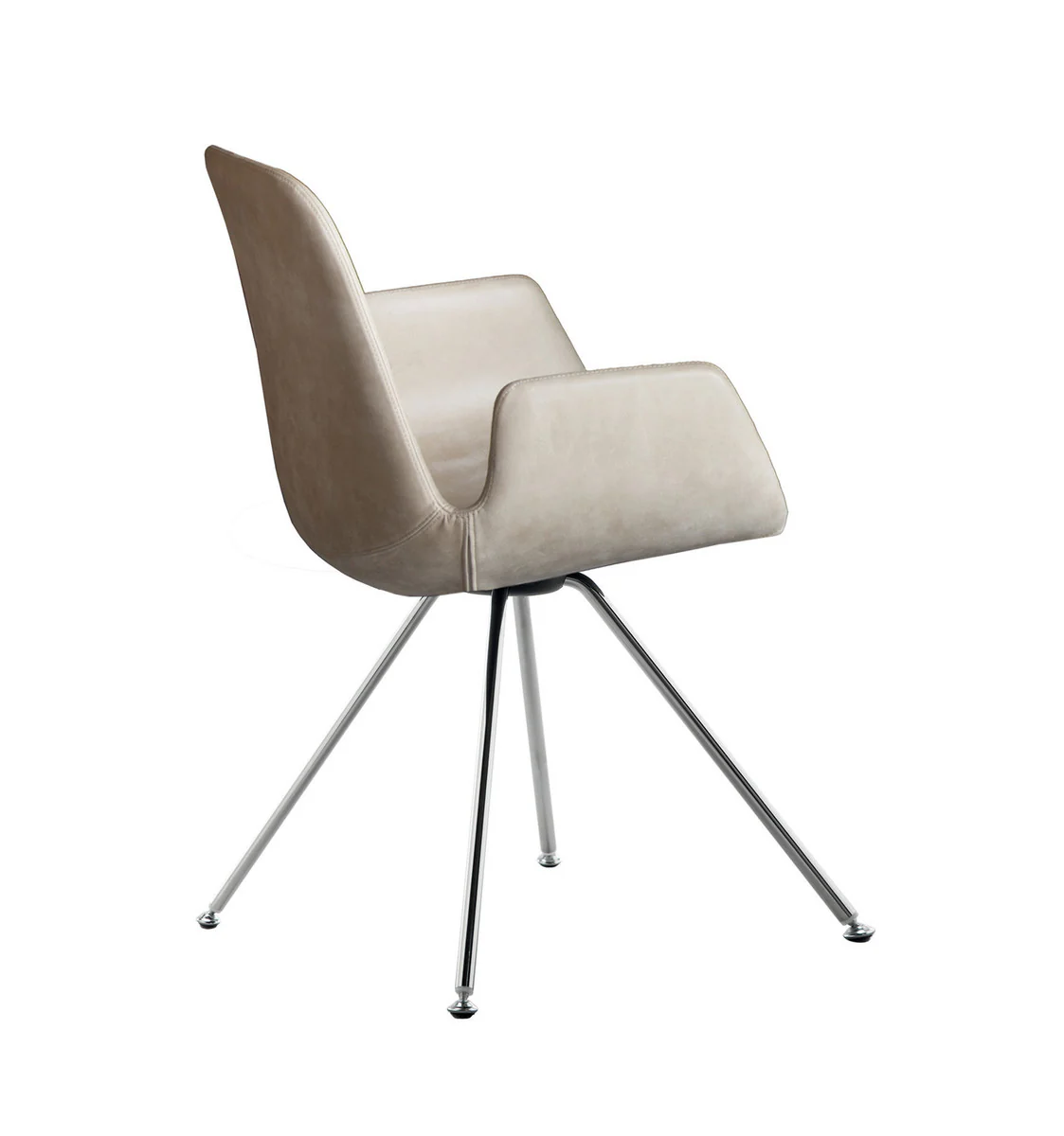 Step Armchair Upholstered with Steel Base 904.22 by Tonon - Image 3