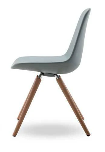 Step Chair Soft Touch Wood Base by Tonon - Image 4