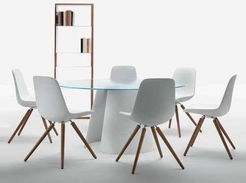 Step Chair Soft Touch Wood Base by Tonon - Image 5