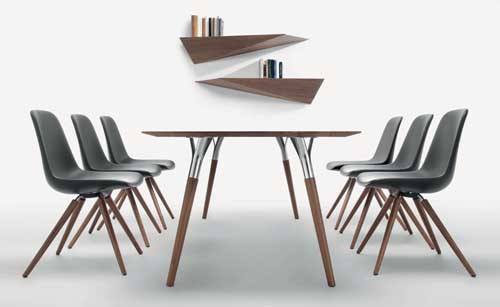 Step Chair Soft Touch Wood Base by Tonon - Image 6