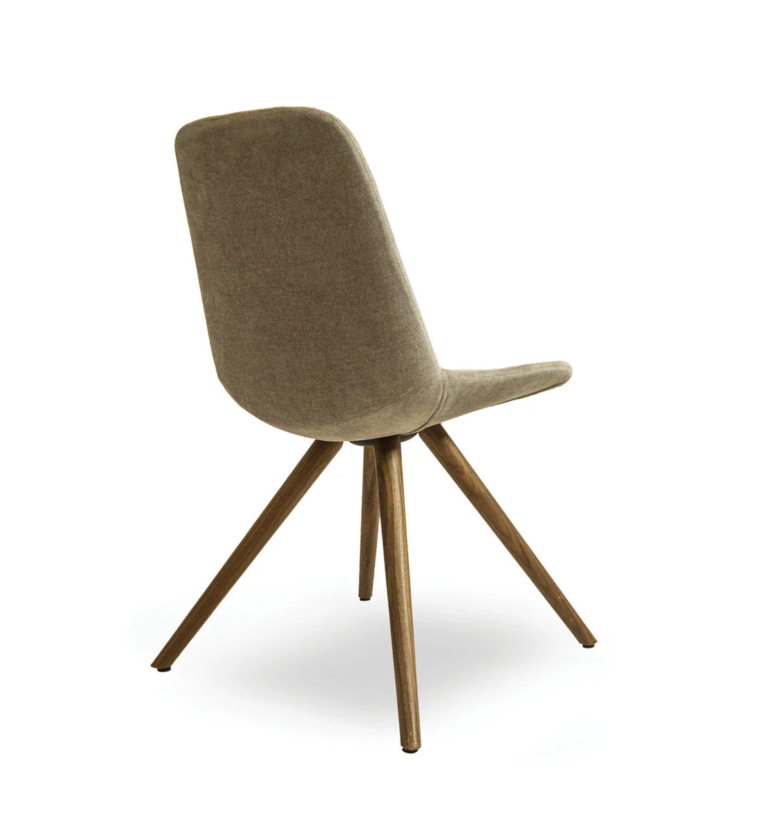 Step Chair Upholstered Seat Wood Base 904 L1 by Tonon - Image 2