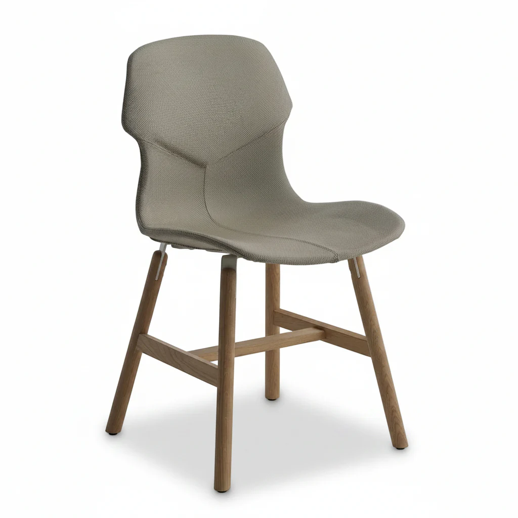 Stereo Wood Fully Upholstered Chair by Casamania
