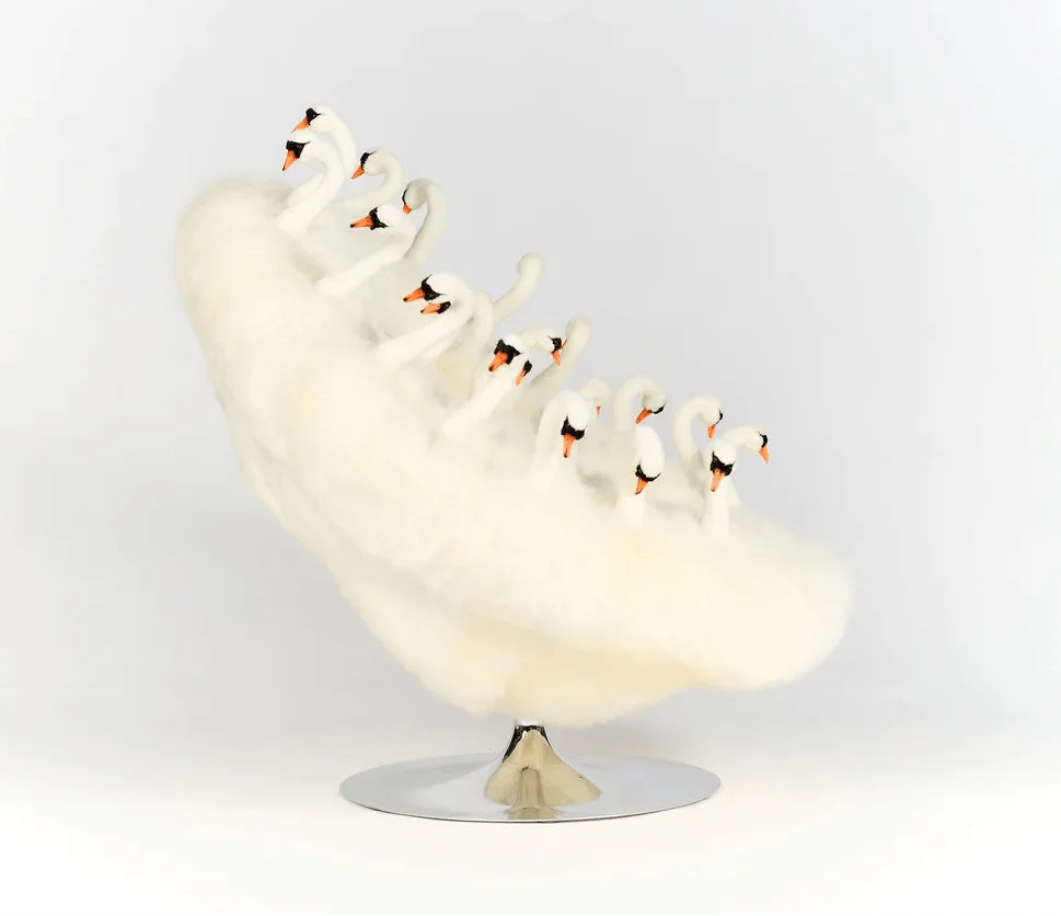 Swan Glove Lounge Chair by AP Collection - Image 3