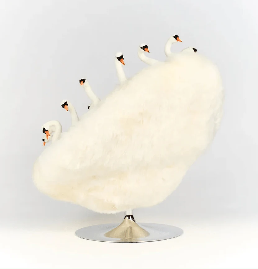 Swan Glove Lounge Chair by AP Collection - Image 7