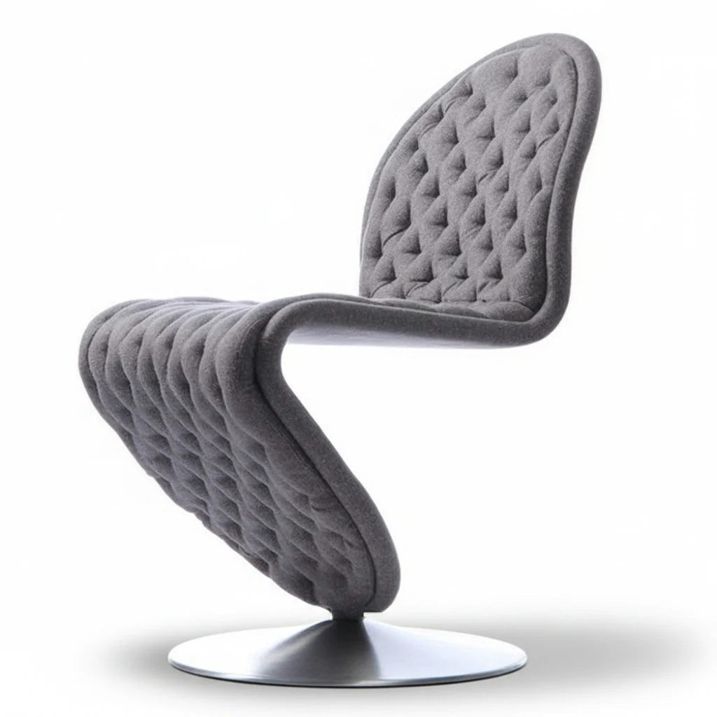System 1-2-3-Dining Chair Deluxe by Verner Panton
