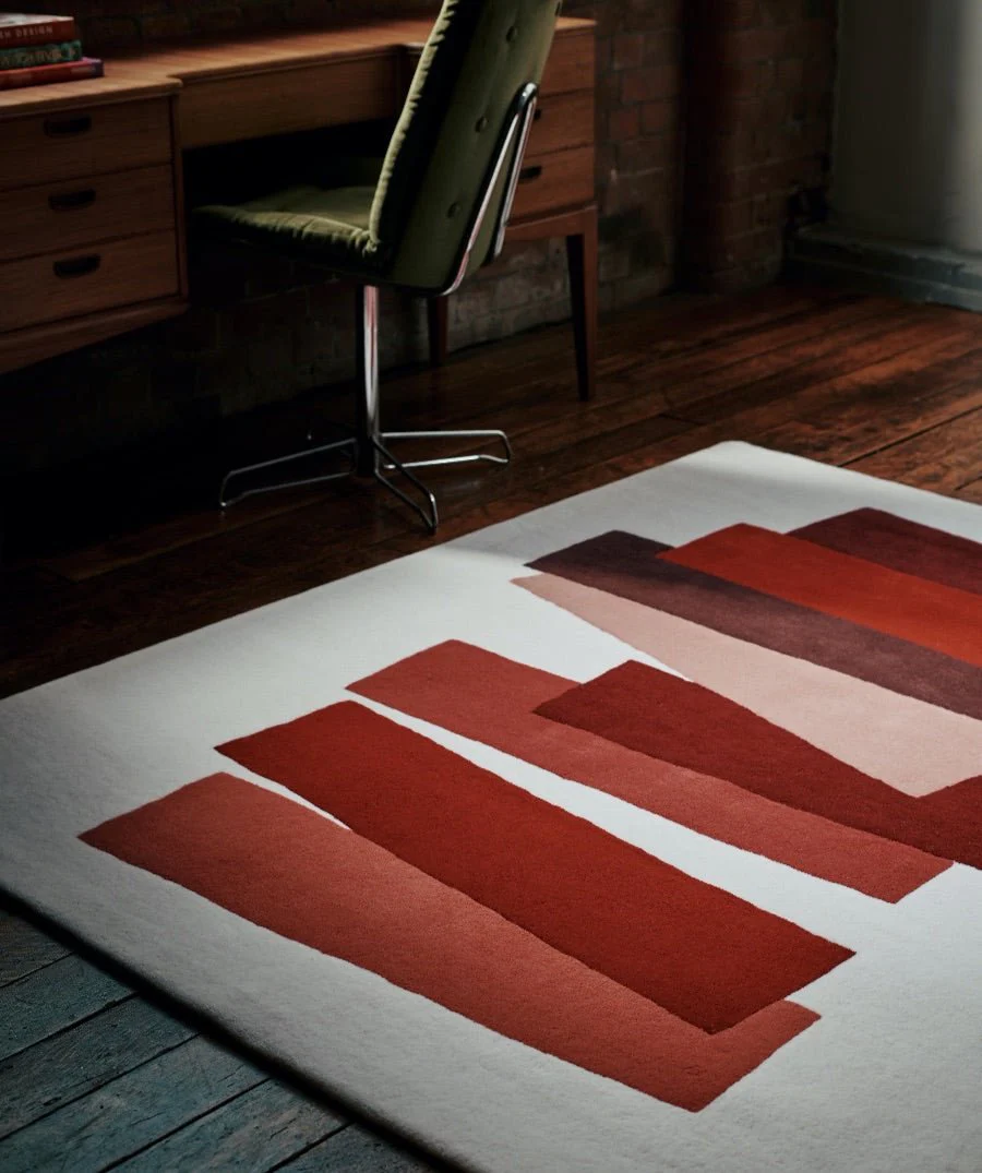 The Many Faces of Red Rug by Josef Albers - Image 3