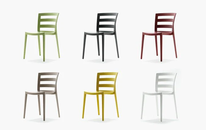 Town Stackable Side Chair by Green - Image 3