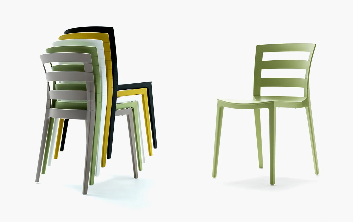 Town Stackable Side Chair by Green - Image 4