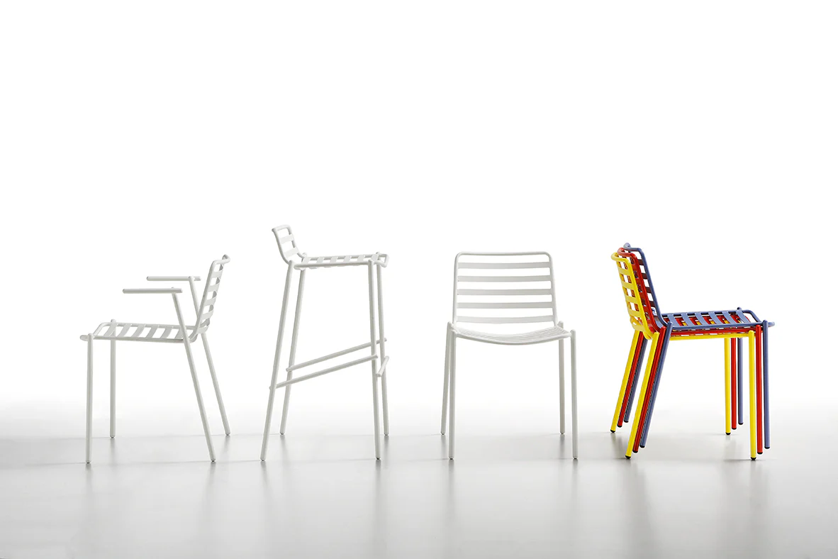 Trampoliere S Outdoor Side Chair by Midj - Image 3
