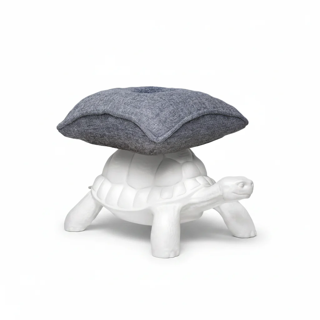 Turtle Carry Pouf by Qeeboo