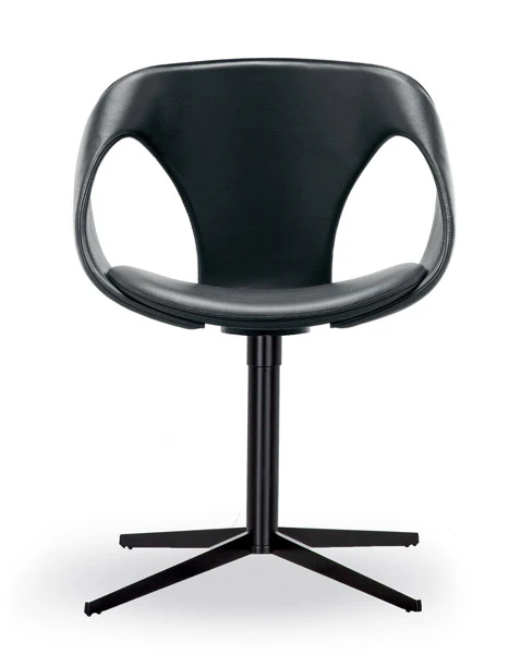 Up Chair Upholstered Shell 4 Spoke Base (907.93) by Tonon