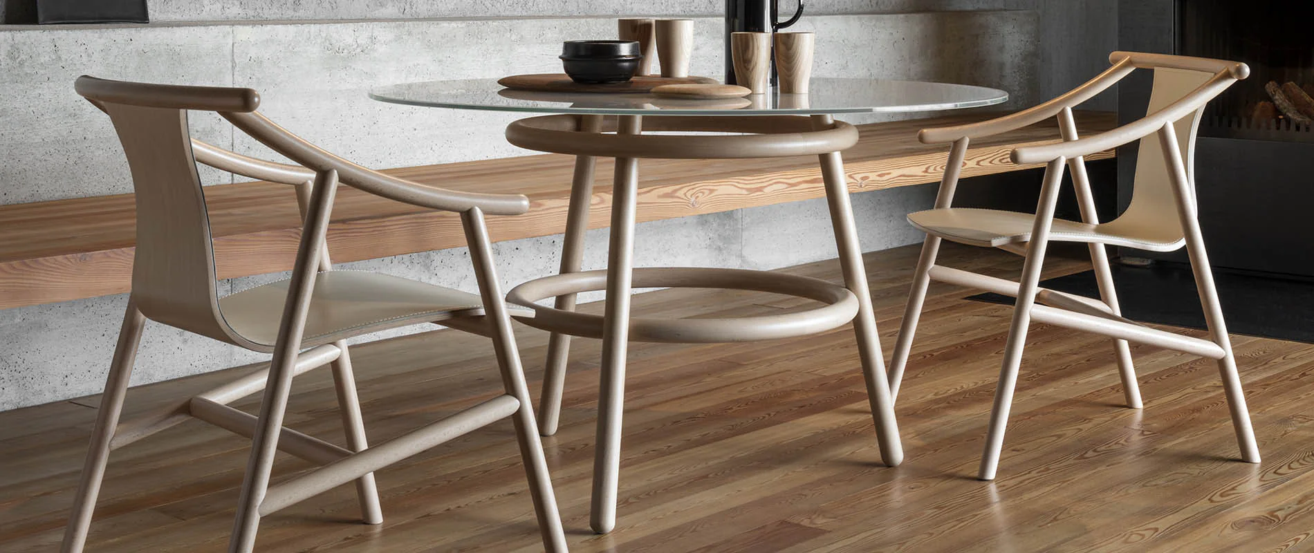Vico Magistretti 03 02 Bentwood Dining Table by GTV - Image 10