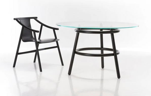 Vico Magistretti 03 02 Bentwood Dining Table by GTV - Image 5