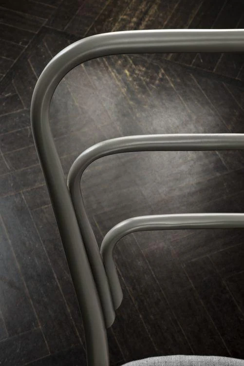 Gebruder Thonet Vienna 144 Bentwood Side Chair (Upholstered) by GTV - Image 3