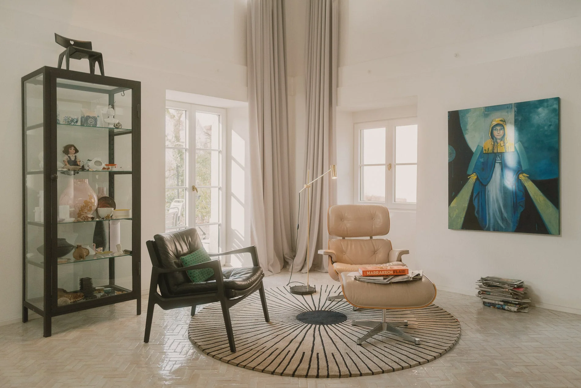 VP Rays Greige Carpet by Verner Panton - Image 3