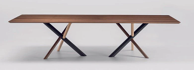 W Two Base Dining Table by Bross - Image 3