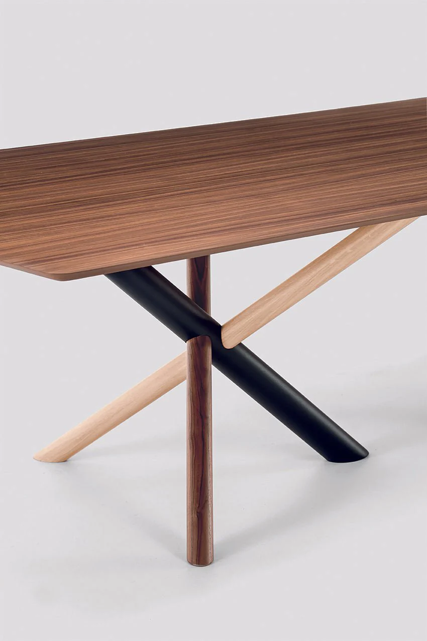 W Two Base Dining Table by Bross - Image 4