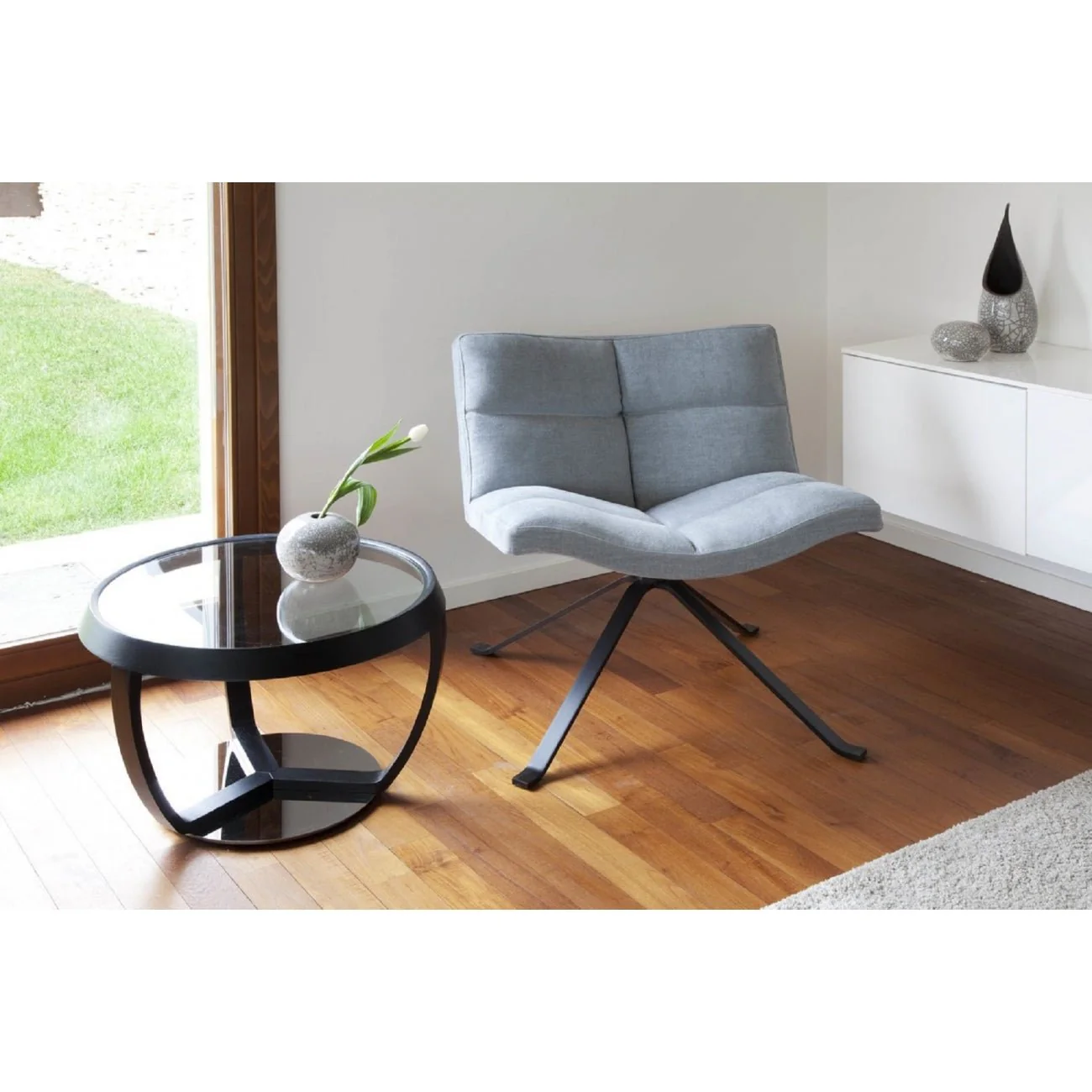 Wave Soft Lounge Chair with Spider Base by Tonon - Image 3