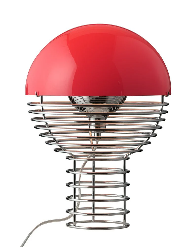 Wire Table Lamp 16" by Verner Panton - Image 2